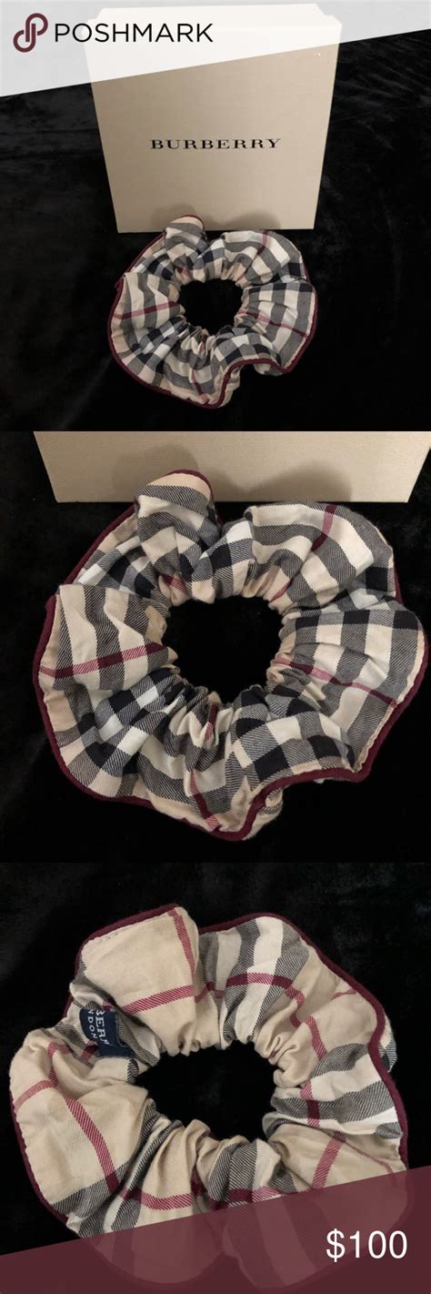 burberry scrunchie scarf